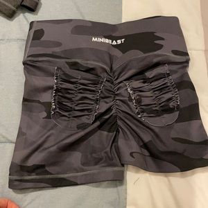 Minibeast scrunch butt shorts